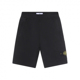 ◆키즈◆키즈 와펜 패치 코튼 하프 팬츠 블랙 L1S16 6200006 S0040 V0029