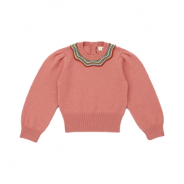 ◆키즈◆키즈 셰브론 엘리자베스 풀오버 니트 로즈우드 K1134F25 641