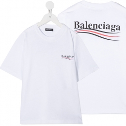 ◆키즈◆21SS 키즈 로고 프린트 티셔츠 화이트 556155 TIVB5 9040