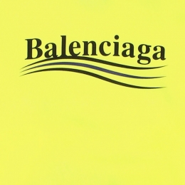 ◆키즈◆21SS 키즈 백로고 프린트 맨투맨 네온옐로우 558145 TIVB4 7110