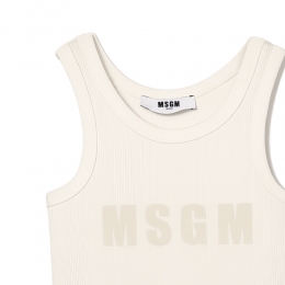 키즈 로고 민소매 티셔츠 오프화이트 S6MSJGTA159 002