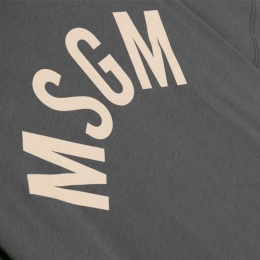 ◆키즈◆24SS 키즈 로고 프린팅 티셔츠 다크그레이 S4MSJBTH265 103