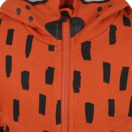 ◆키즈◆22FW 키즈 폭스 프린트 후드집업 오렌지 8R4P20 Z0606 308NE