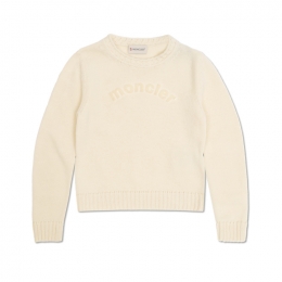 ◆키즈◆키즈 앙팡 로고 니트 아이보리 9C000 02 M1241 034