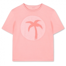 ◆키즈◆21SS 여성 팜 로고 티셔츠 핑크 602650 SQJF8 6640