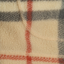 ◆키즈◆25SS 여성 체크 플리스 자켓 베이지 8100024