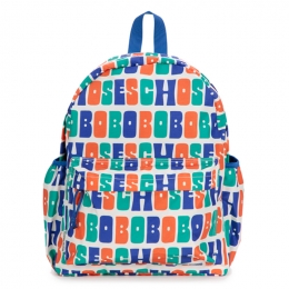 ◆키즈◆25SS 키즈 올오버 로고 백팩 멀티 B125AI041 991