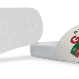 ◆키즈◆21FW 키즈 오리지널 로고 슬리퍼 화이트 647084 DIR00 9014