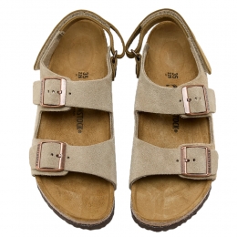 ◆키즈◆25SS 키즈 밀라노 AS 네로우핏 스웨이드 샌들 토프 1029471 TAUPE