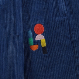 ◆키즈◆21FW 키즈 스위트 코듀로이 팬츠 블루 221FC007 497