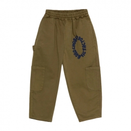 ◆키즈◆25FW 키즈 틱탁토 우븐 카고팬츠 올리브그린 B225AC077 370