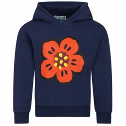 ◆키즈◆23FW 여성 보크 플라워 프린팅 후드티 네이비 K25837 84A