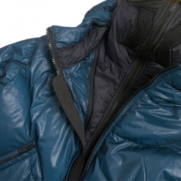 ◆키즈◆여성 라운드 퀄팅 투톤 본디드 고글패딩 네이비/피코크 GG 765R T MBT5 26