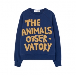 키즈 샤크 레터링 맨투맨 딥블루 S26197 234BL