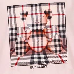 ◆키즈◆23FW 키즈 토마스 베어 프린팅 티셔츠 라이트핑크 8069415