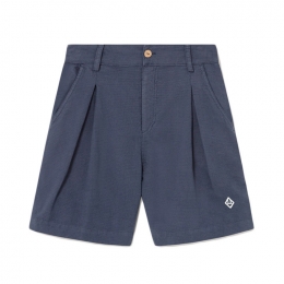 ◆키즈◆22SS 키즈 로고 숏 팬츠 네이비 S22087 161CE