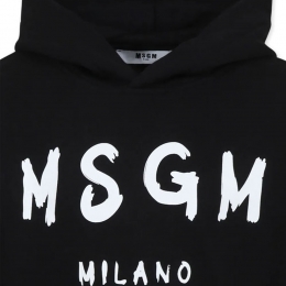 ◆키즈◆25SS 키즈 로고 프린트 후드티 블랙 S5MSJUHS055 110