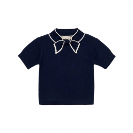 ◆키즈◆키즈 엘사 반팔 니트 네이비 MP141027 421