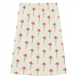 ◆키즈◆23SS 키즈 카네이션 패턴 스커트 아이보리 S23017 221AN