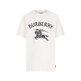 ◆키즈◆키즈 EKD 로고 데미지 반팔 화이트 8117319