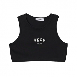 ◆키즈◆키즈 크롭 저지 탑 블랙 S6MSJGTO011 110