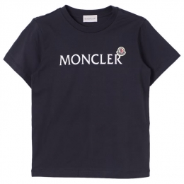 ◆키즈◆25SS 키즈 로고 프린트 티셔츠 네이비 8C000 03 89AFV 778