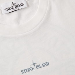 ◆키즈◆키즈 로고 백 프린팅 반팔 티셔츠 화이트 L1S16 2100009 S0377 V0001