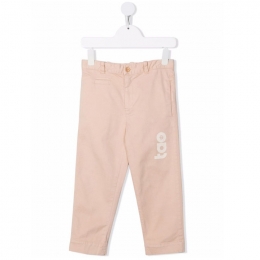 ◆키즈◆21FW 키즈 로고 프린트 팬츠 핑크 F21123 011FN