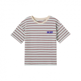 ◆키즈◆키즈 로고 프린트 스트라이프 티셔츠 라이트블루 B126AC013 451