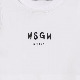 ◆키즈◆키즈 크롭 저지 탑 화이트 S6MSJGTO011 001