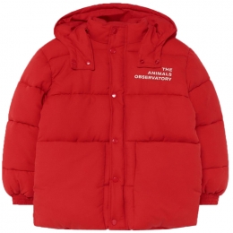 ◆키즈◆21FW 키즈 시그니처 로고 패딩자켓 레드 F21046 038FM