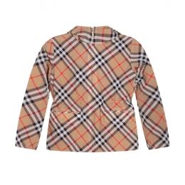 ◆키즈◆25FW 여성 빈티지 체크 후드 자켓 아카이브베이지 8104627