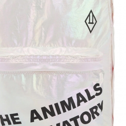 ◆키즈◆24SS 키즈 레터링 로고 프린팅 백팩 실버 S24124 311XX