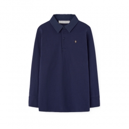 키즈 EEL 롱슬리브 폴로 티셔츠 딥블루 S26192 234BL