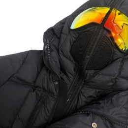 ◆키즈◆키즈 레이어드 후드 고글패딩 블랙 CK 720R T TMF5 90