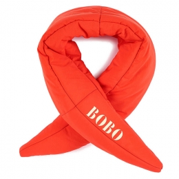 ◆키즈◆22FW 키즈 퀄팅 패딩 스카프 레드 222AI022 600