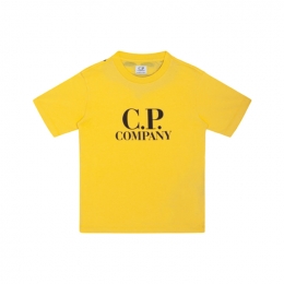 ◆키즈◆여성 로고 프린트 저지 반팔 티셔츠 옐로우 16CKTS047C 00LAA17 224