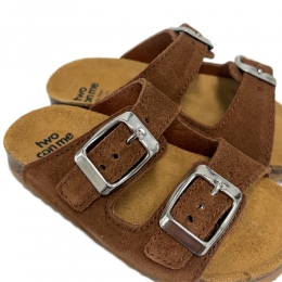 키즈 투콘미 막심 더블 버클 스웨이드 샌들 테라 BK25 SUEDE TERRA