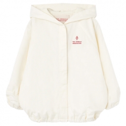 ◆키즈◆25SS 키즈 로고 후드 자켓 화이트 S25089 221GI