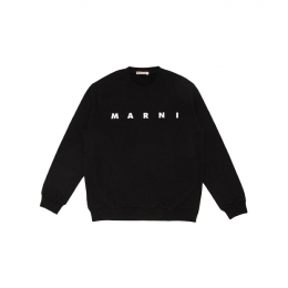 ◆키즈◆여성 로고 맨투맨 블랙 M01612 M00V0 0M900