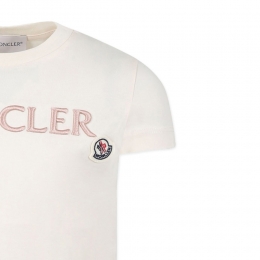 ◆키즈◆25SS 키즈 로고 패치 티셔츠 크림 8C000 13 89AT9 050