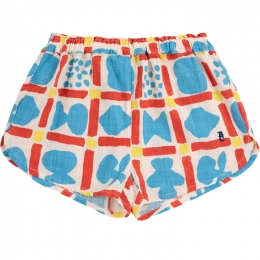 ◆키즈◆25SS 키즈 자수 로고 숏팬츠 오프화이트 B125AC060 199