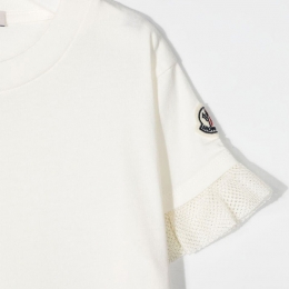 ◆키즈◆21SS 여성 러플 티셔츠 화이트 8C757 10 83907 034