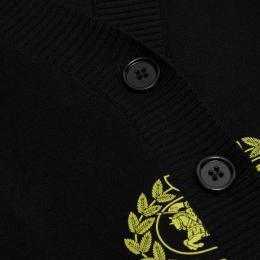 ◆키즈◆23SS 키즈 컬러 로고 모티프 울 가디건 블랙 8063452