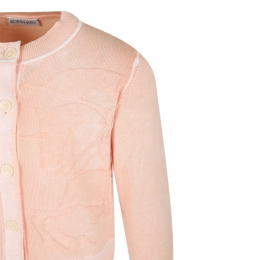 ◆키즈◆24FW 여성 기사 버튼 가디건 더스티핑크 8087221