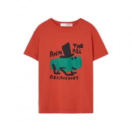 키즈 루스터 반팔 티셔츠 클레이레드 S26188 307BB