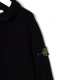 ◆키즈◆21FW 키즈 와펜 버튼 집업 가디건 블랙 7516510A1 V0029