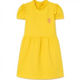 ◆키즈◆23SS 키즈 로고 마오넥 원피스 옐로우 S23036 293AX