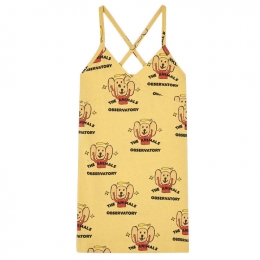 ◆키즈◆25SS 키즈 그래픽 로고 원피스 옐로우 S25039 247AX