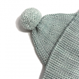 ◆키즈◆키즈 가터 방울 비니 세이지그린 K1079W25 315